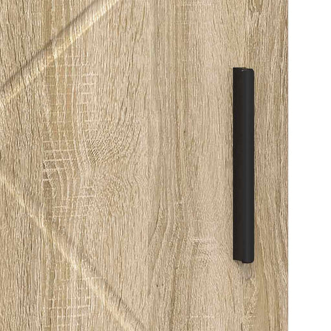 vidaXL Bathroom Cabinet Sonoma oak 30 x 35 x 95 cm Engineered wood