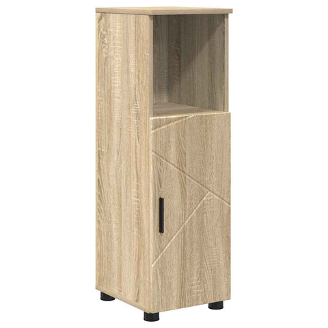 vidaXL Bathroom Cabinet Sonoma oak 30 x 35 x 95 cm Engineered wood