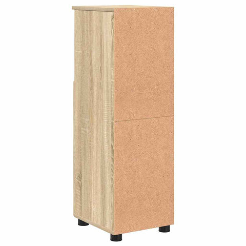 vidaXL Bathroom Cabinet Sonoma oak 30 x 35 x 95 cm Engineered wood