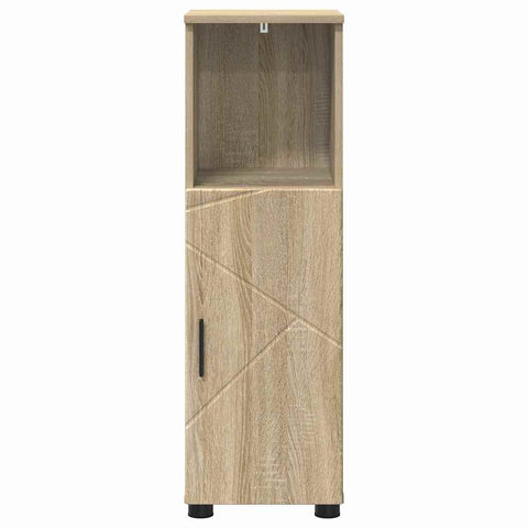 vidaXL Bathroom Cabinet Sonoma oak 30 x 35 x 95 cm Engineered wood