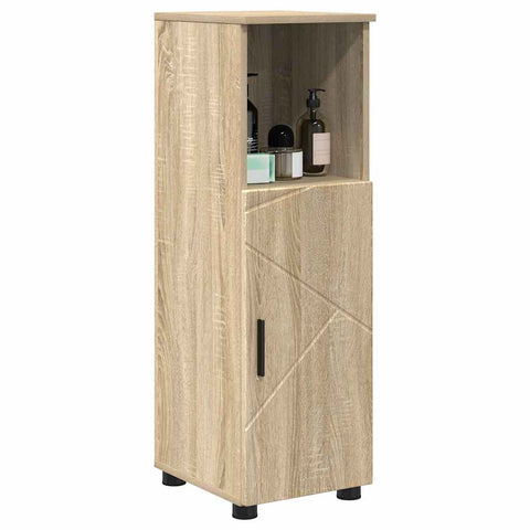 vidaXL Bathroom Cabinet Sonoma oak 30 x 35 x 95 cm Engineered wood