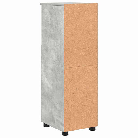 vidaXL Bathroom Cabinet with Storage Concrete Grey 30 x 35 x 95 cm