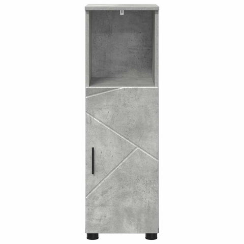 vidaXL Bathroom Cabinet with Storage Concrete Grey 30 x 35 x 95 cm