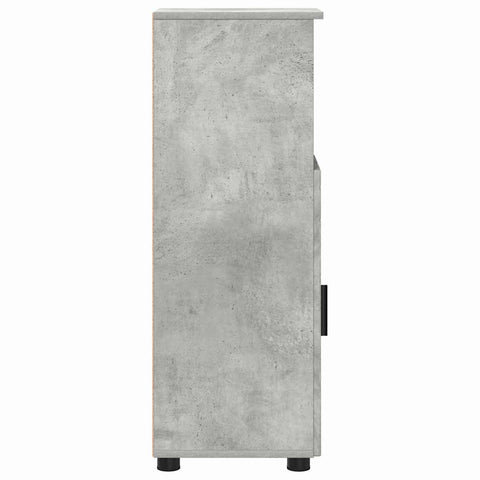 vidaXL Bathroom Cabinet with Storage Concrete Grey 30 x 35 x 95 cm