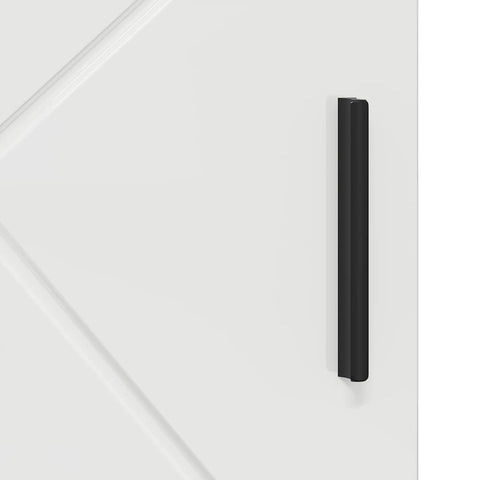 vidaXL Bathroom Cabinet with Shelf High gloss white 30 x 35 x 95 cm