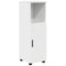 vidaXL Bathroom Cabinet with Shelf High gloss white 30 x 35 x 95 cm