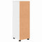 vidaXL Bathroom Cabinet with Shelf High gloss white 30 x 35 x 95 cm