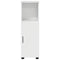 vidaXL Bathroom Cabinet with Shelf High gloss white 30 x 35 x 95 cm