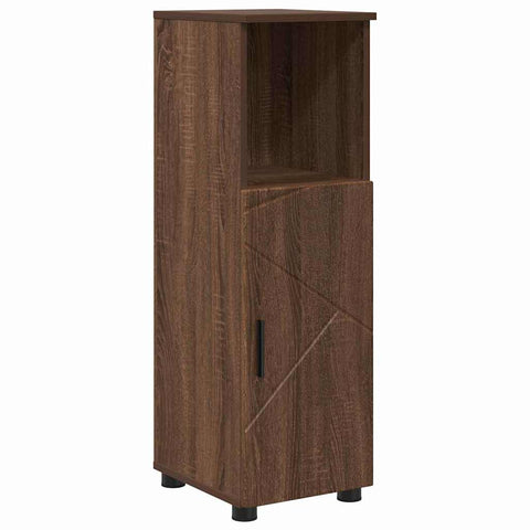 vidaXL Bathroom Cabinet with Storage Brown Oak 30 x 35 x 95 cm