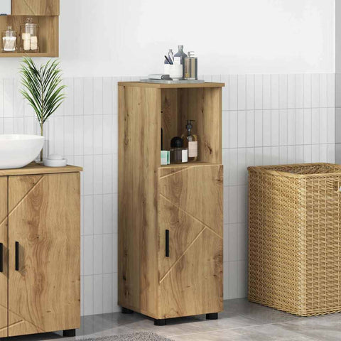 vidaXL Bathroom Cabinet Artisan oak 30 x 35 x 95 cm Engineered wood