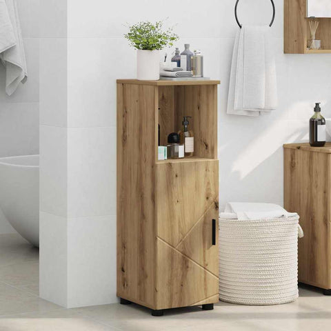 vidaXL Bathroom Cabinet Artisan oak 30 x 35 x 95 cm Engineered wood