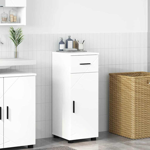 vidaXL Bathroom Cabinet White 30 x 35 x 80 cm Engineered wood