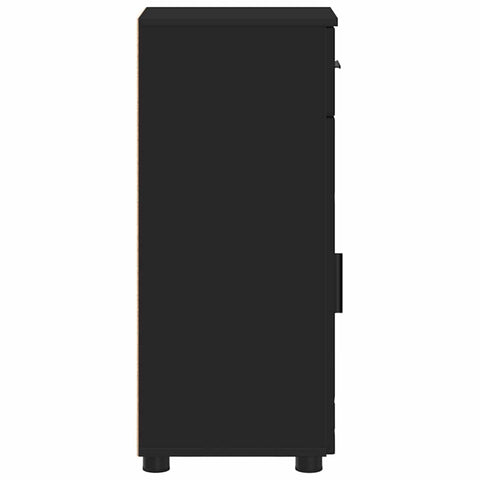 vidaXL Bathroom Cabinet Black 30 x 35 x 80 cm Engineered wood