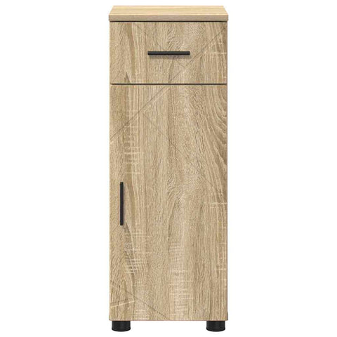 vidaXL Bathroom Cabinet Sonoma oak 30 x 35 x 80 cm Engineered wood