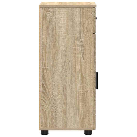 vidaXL Bathroom Cabinet Sonoma oak 30 x 35 x 80 cm Engineered wood