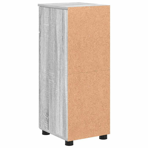 vidaXL Bathroom Cabinet Grey sonoma 30 x 35 x 80 cm Engineered wood