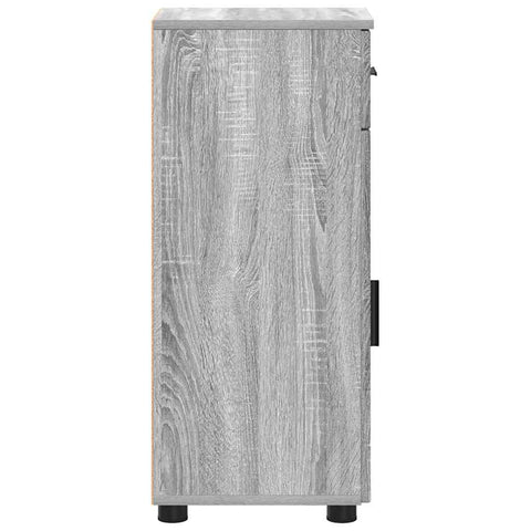 vidaXL Bathroom Cabinet Grey sonoma 30 x 35 x 80 cm Engineered wood
