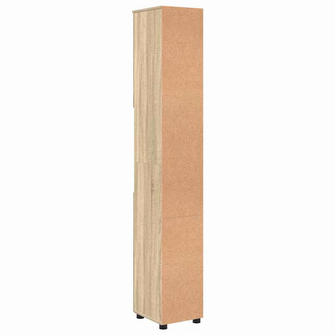 vidaXL Bathroom Tall Cabinet with Storage Sonoma oak 30 x 35 x 192 cm