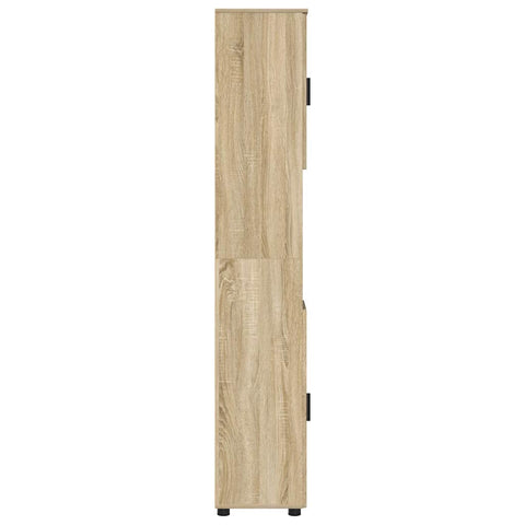 vidaXL Bathroom Tall Cabinet with Storage Sonoma oak 30 x 35 x 192 cm