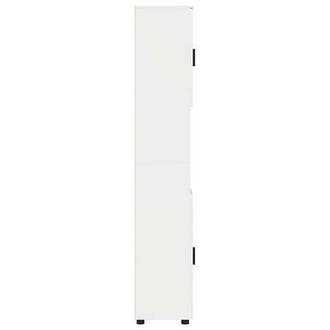 vidaXL Bathroom Tall Cabinet High gloss white 30 x 35 x 192 cm