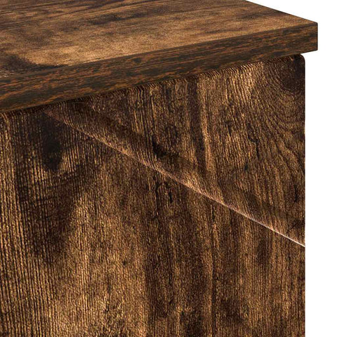 vidaXL Bathroom Tall Cabinet with Storage Smoked oak 30 x 35 x 192 cm