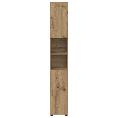 vidaXL Bathroom Tall Cabinet with Storage Artisan oak 30 x 35 x 192 cm