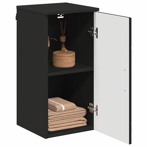 vidaXL Bathroom Cabinet Black 30 x 31.5 x 61 cm Engineered wood