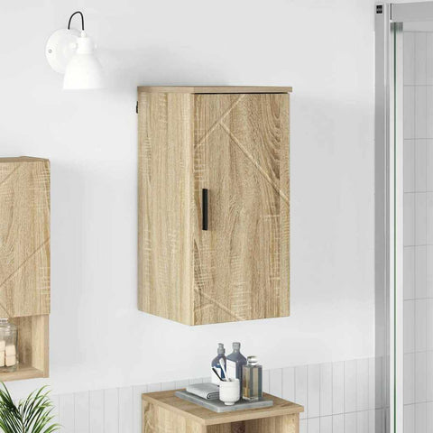 vidaXL Bathroom Cabinet Sonoma oak 30 x 31.5 x 61 cm Engineered wood