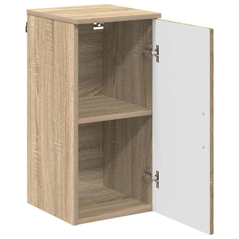 vidaXL Bathroom Cabinet Sonoma oak 30 x 31.5 x 61 cm Engineered wood