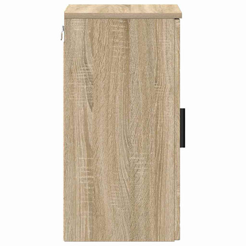 vidaXL Bathroom Cabinet Sonoma oak 30 x 31.5 x 61 cm Engineered wood