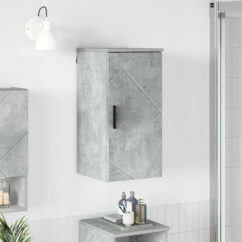 vidaXL Bathroom Cabinet with Storage Concrete grey 30 x 31.5 x 61 cm