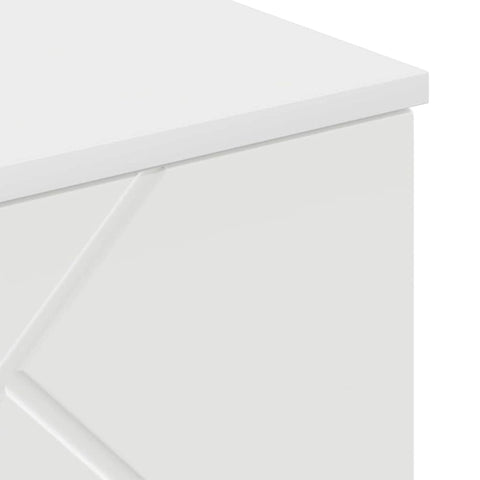 vidaXL Bathroom Cabinet with Door High gloss white 30 x 31.5 x 61 cm