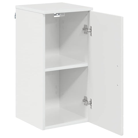 vidaXL Bathroom Cabinet with Door High gloss white 30 x 31.5 x 61 cm