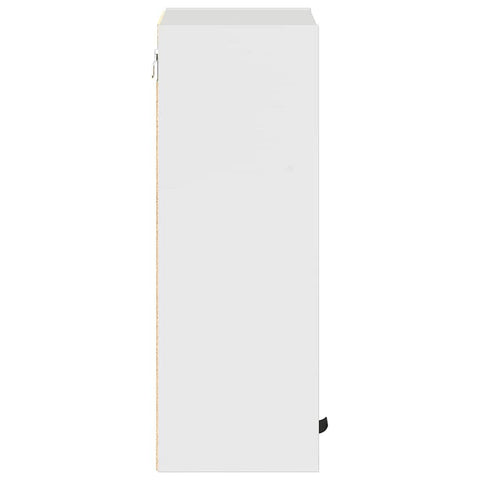 vidaXL Bathroom Cabinet with Door High gloss white 30 x 31.5 x 61 cm