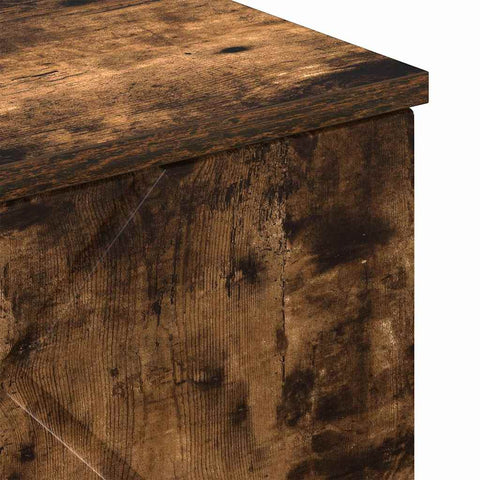 vidaXL Bathroom Cabinet Smoked oak 30 x 31.5 x 61 cm Engineered wood