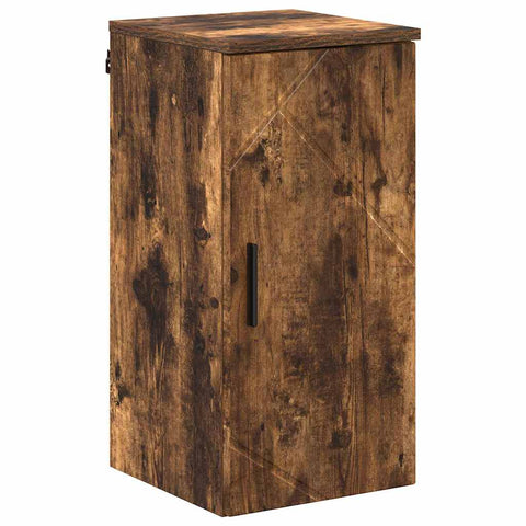 vidaXL Bathroom Cabinet Smoked oak 30 x 31.5 x 61 cm Engineered wood