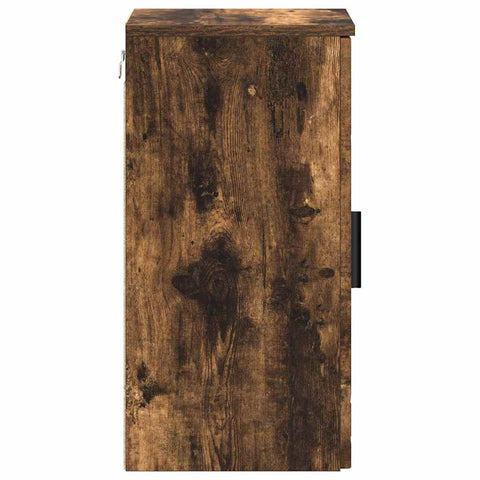 vidaXL Bathroom Cabinet Smoked oak 30 x 31.5 x 61 cm Engineered wood