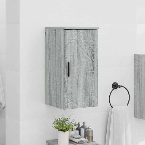 vidaXL Bathroom Cabinet Grey sonoma 30 x 31.5 x 61 cm Engineered wood