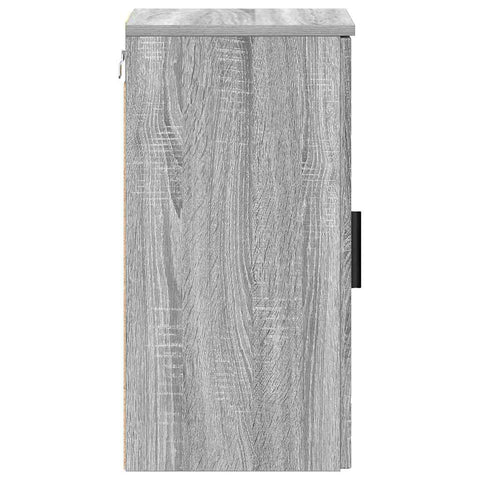 vidaXL Bathroom Cabinet Grey sonoma 30 x 31.5 x 61 cm Engineered wood
