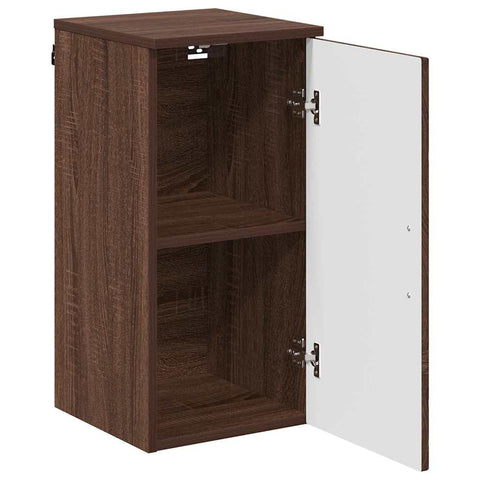 vidaXL Bathroom Cabinet Brown oak 30 x 31.5 x 61 cm Engineered wood
