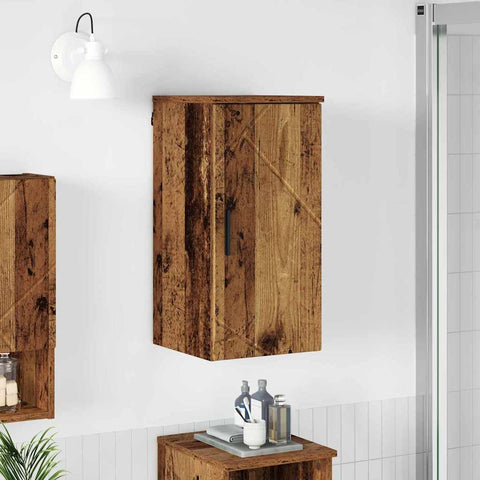 vidaXL Bathroom Cabinet Old wood 30 x 31.5 x 61 cm Engineered wood