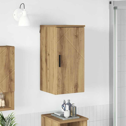 vidaXL Bathroom Cabinet Artisan oak 30 x 31.5 x 61 cm Engineered wood