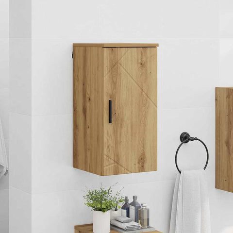 vidaXL Bathroom Cabinet Artisan oak 30 x 31.5 x 61 cm Engineered wood
