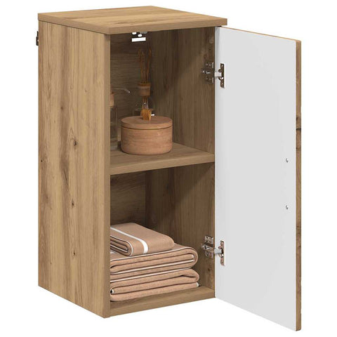 vidaXL Bathroom Cabinet Artisan oak 30 x 31.5 x 61 cm Engineered wood