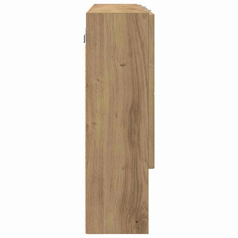 vidaXL Bathroom Mirror Cabinet with Door Artisan oak 80 x 17 x 55 cm