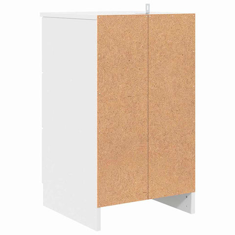 vidaXL Bedside Cabinet White 38 x 38 x 66 cm Engineered wood