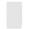 vidaXL Bedside Cabinet White 38 x 38 x 66 cm Engineered wood