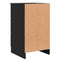 vidaXL Bedside Cabinet Black 38 x 38 x 66 cm Engineered wood