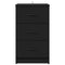 vidaXL Bedside Cabinet Black 38 x 38 x 66 cm Engineered wood