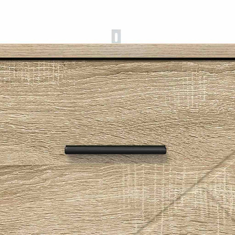 vidaXL Bedside Cabinet Sonoma oak 38 x 38 x 66 cm Engineered wood
